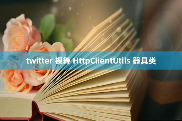 twitter 裸舞 HttpClientUtils 器具类